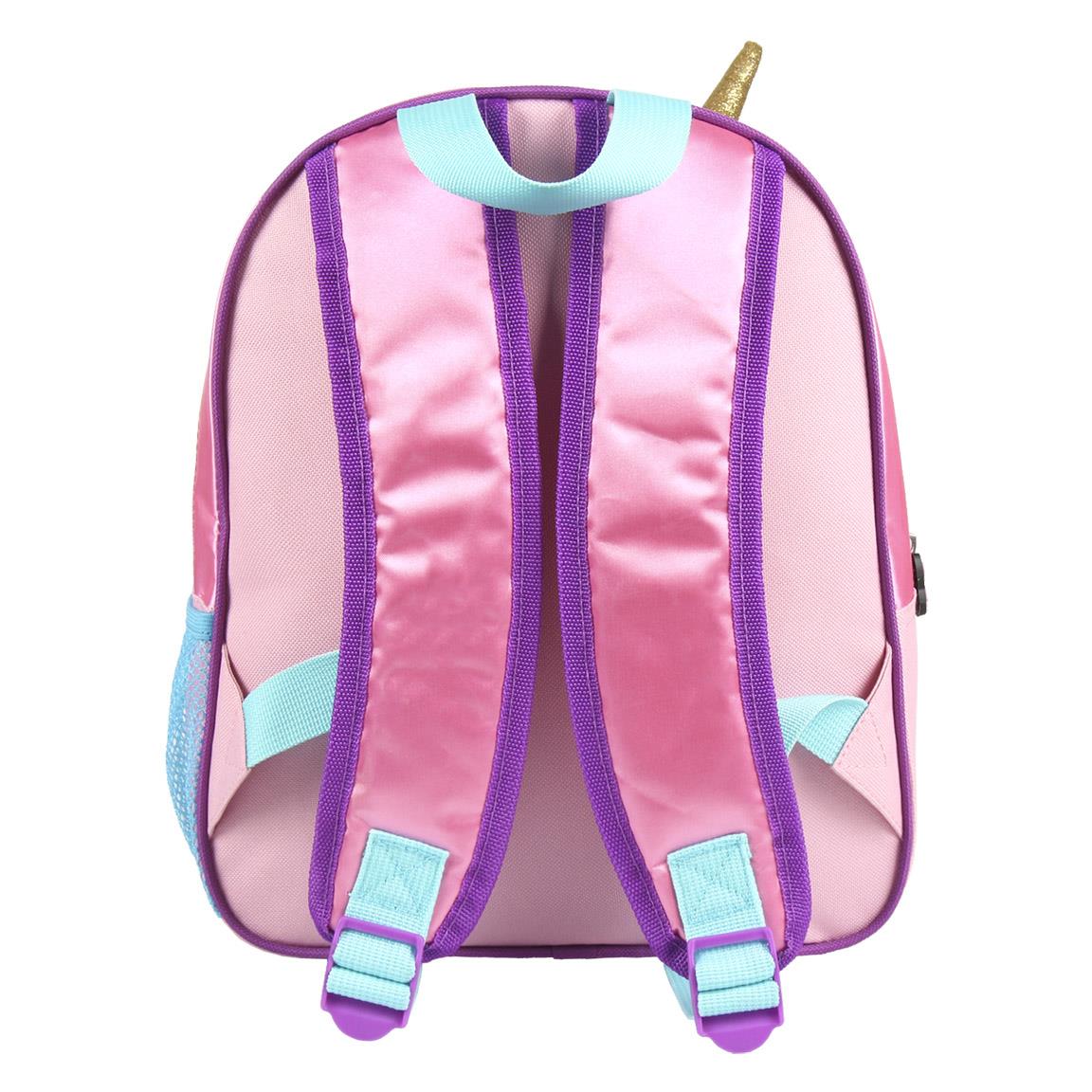 Mochila infantil 3d lentejuelas minnie