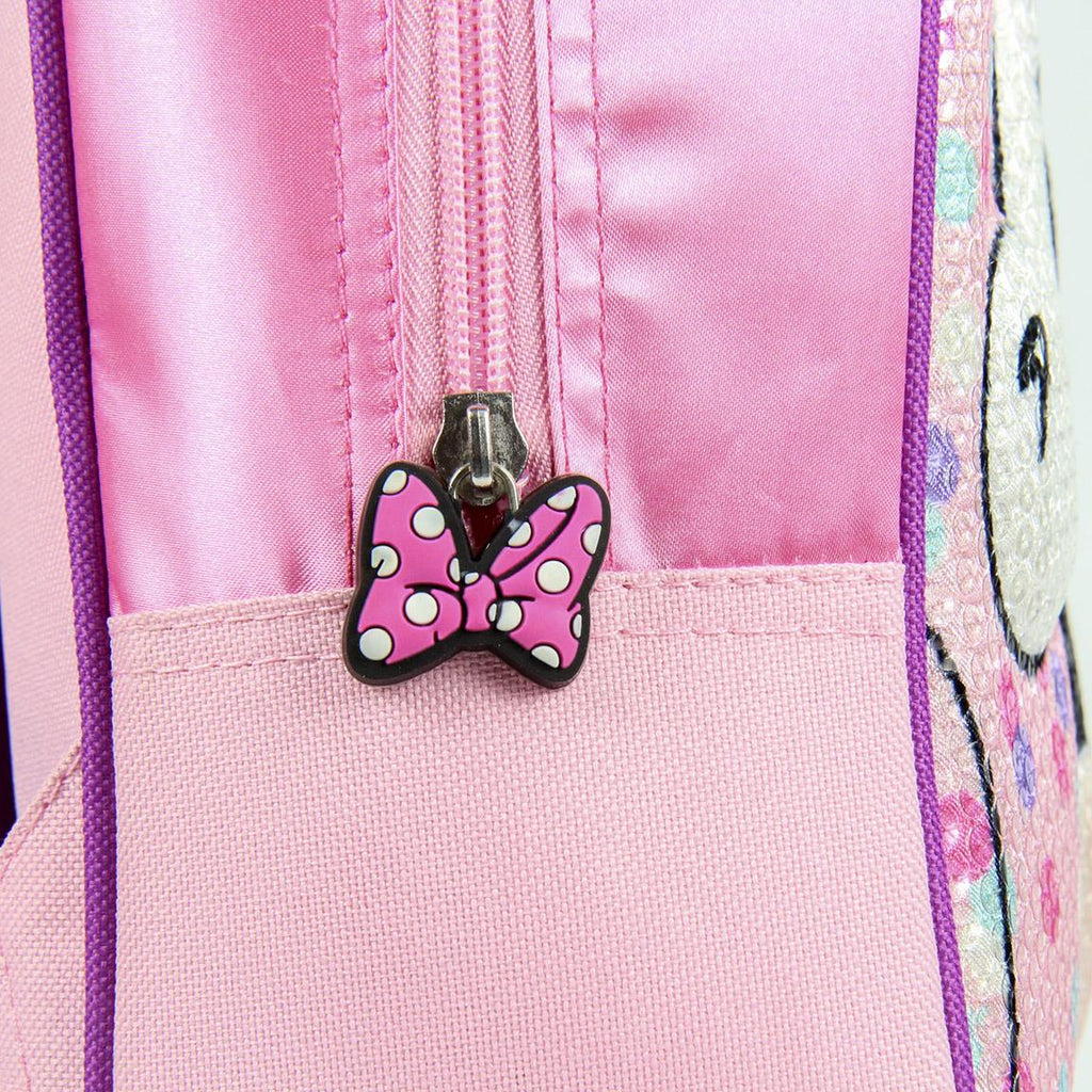 Mochila infantil 3d lentejuelas minnie