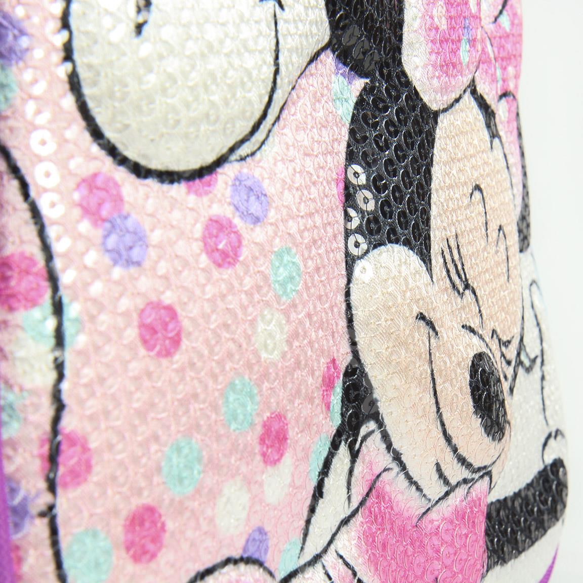 Mochila infantil 3d lentejuelas minnie