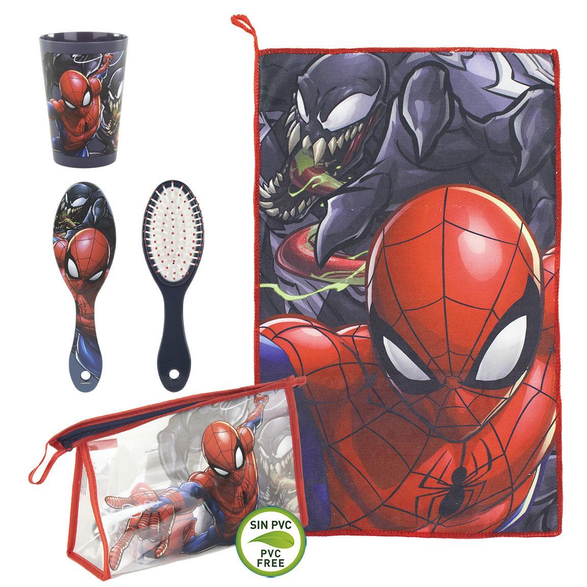 Neceser aseo viaje accesorios spiderman