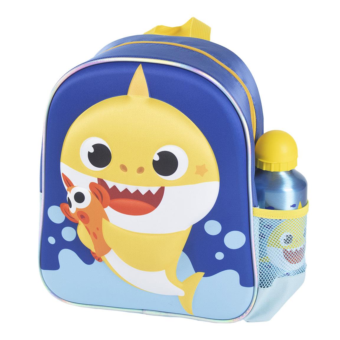 Mochila infantil 3d botellin baby shark