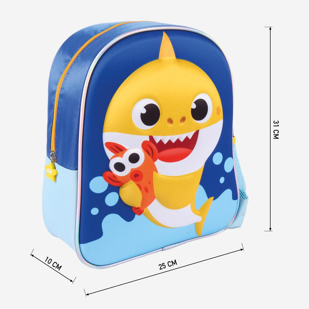 Mochila infantil 3d botellin baby shark