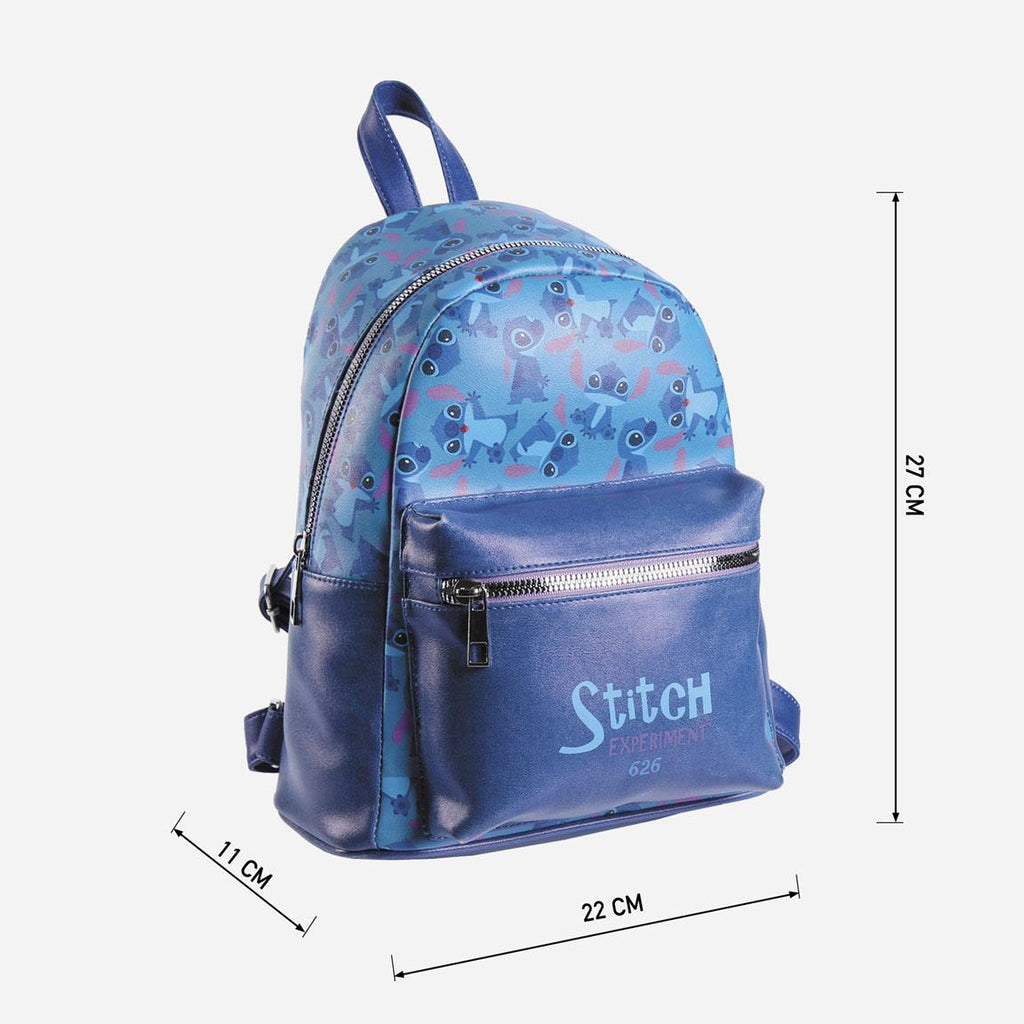 Mochila casual moda polipiel stitch