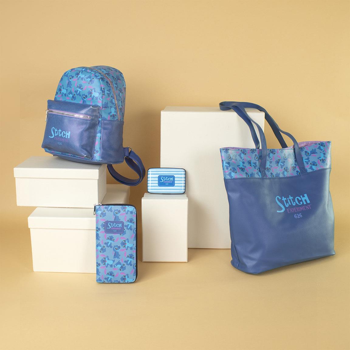 Mochila casual moda polipiel stitch