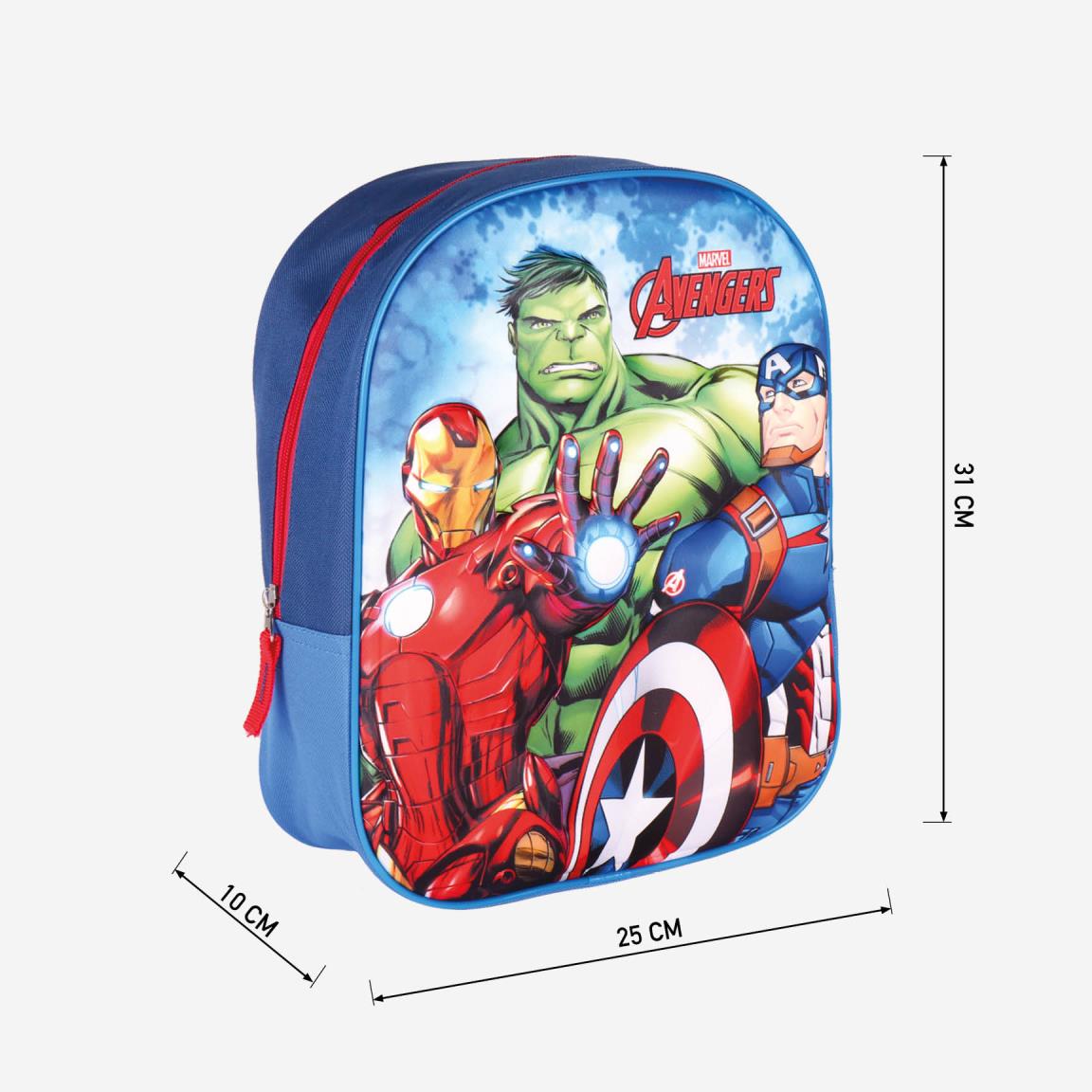 Mochila infantil 3d avengers