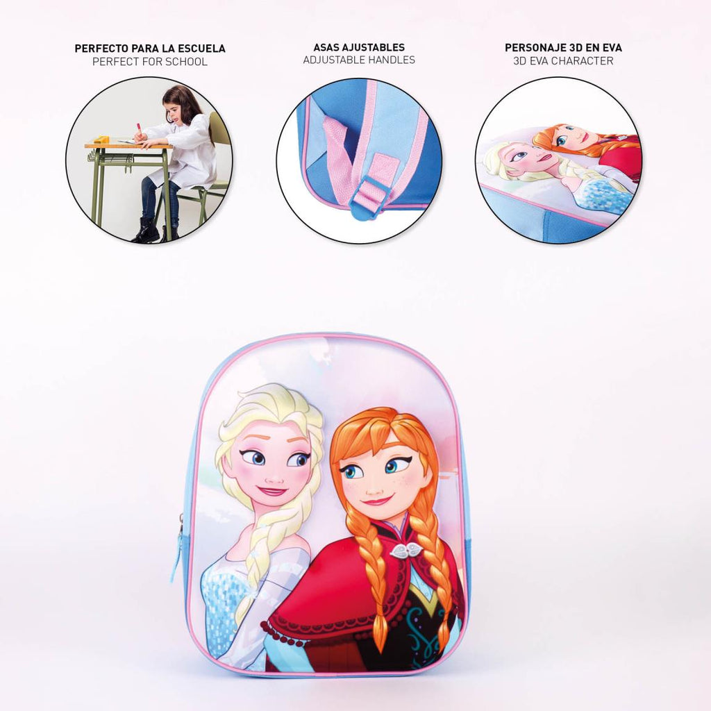 Mochila infantil 3d frozen