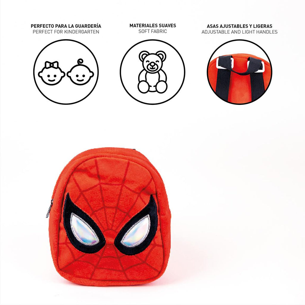 Mochila guarderia personaje peluche spiderman