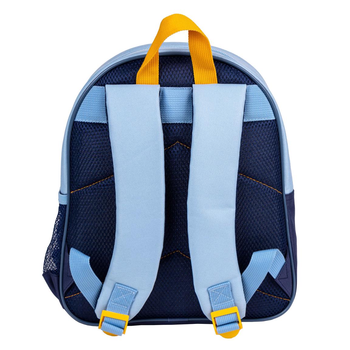 Mochila infantil escolar aplicaciones bluey