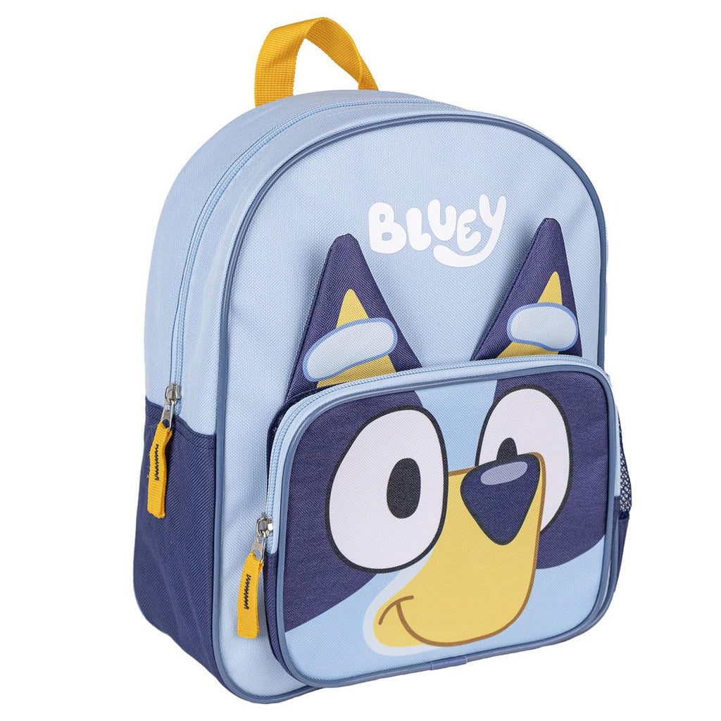 Mochila infantil escolar aplicaciones bluey