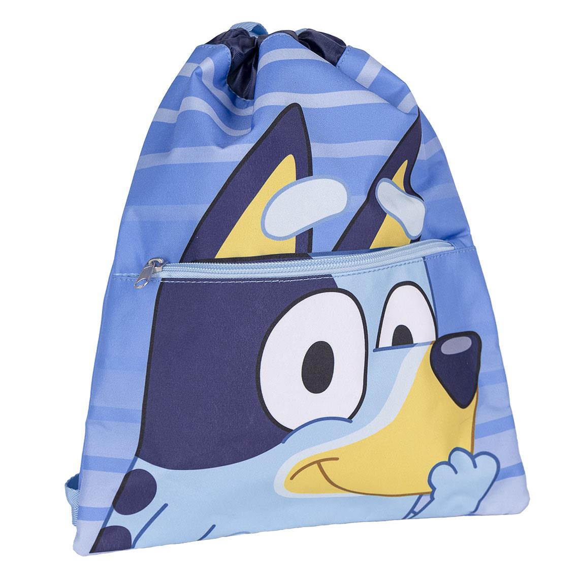 Saquito escolar bluey