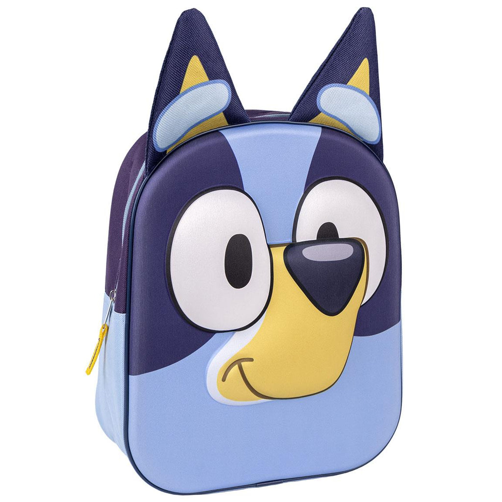 Mochila infantil 3d aplicaciones bluey