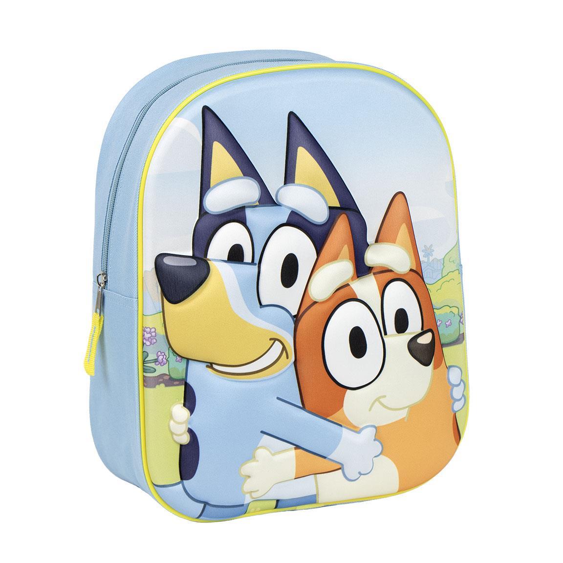 Mochila infantil 3d bluey