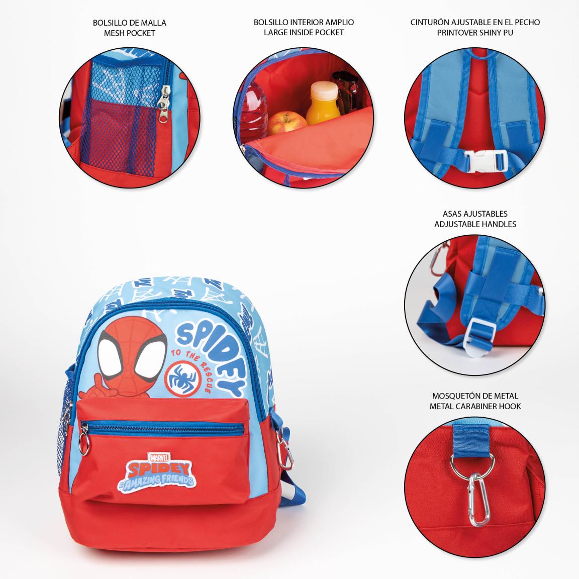 Mochila infantil trekking spidey