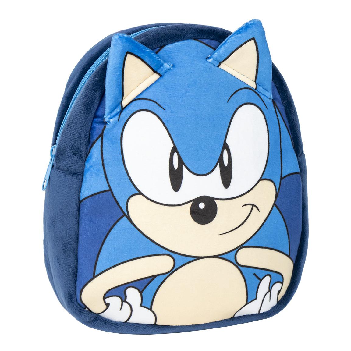 Mochila guarderia personaje peluche sonic