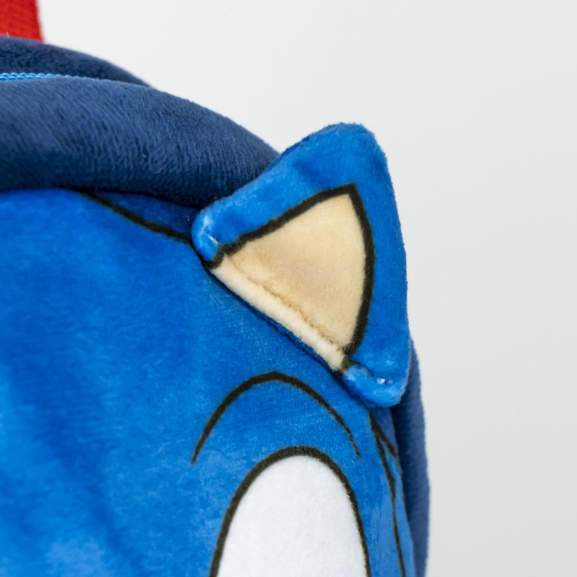 Mochila guarderia personaje peluche sonic