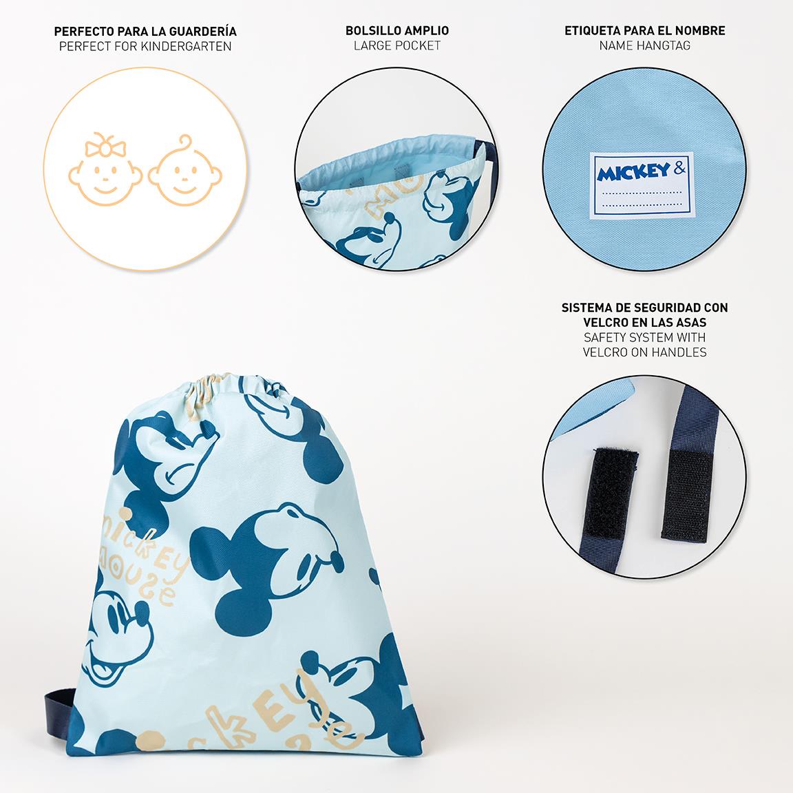 Saquito estampado mickey