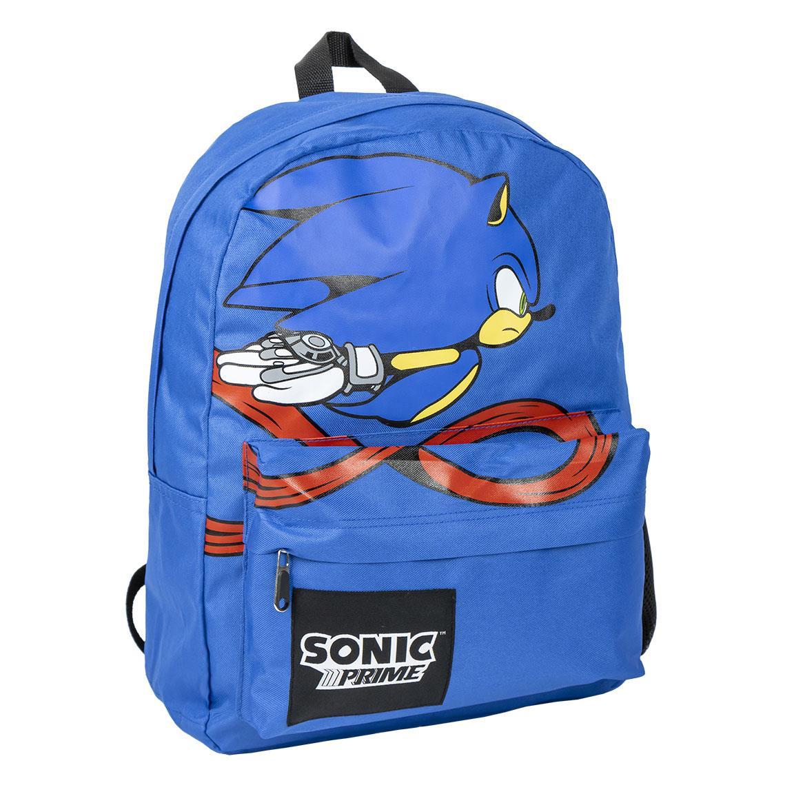 Mochila escolar grande 42 cm sonic prime