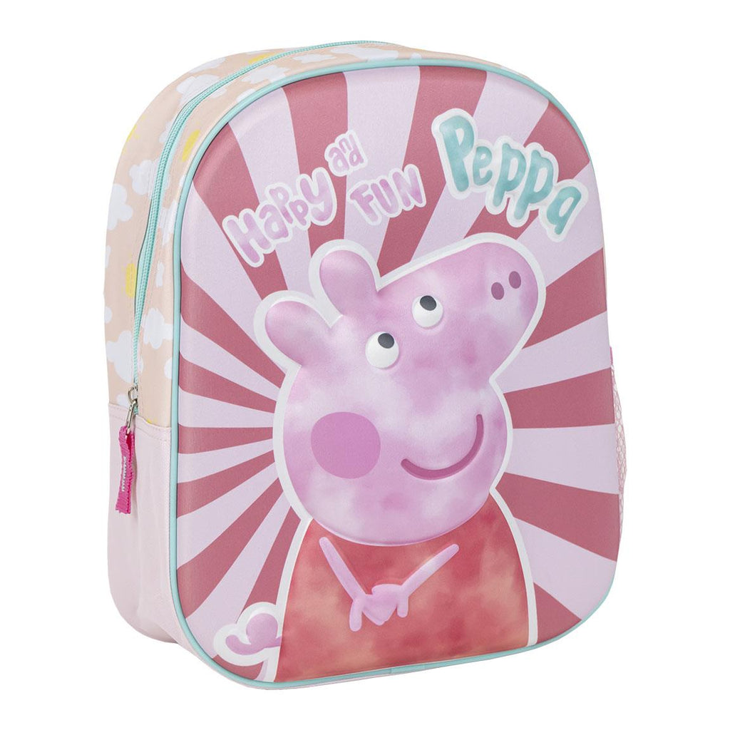 Mochila infantil 3d peppa pig