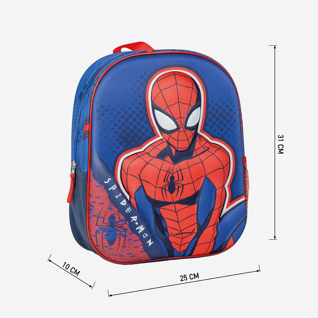 Mochila infantil 3d spiderman