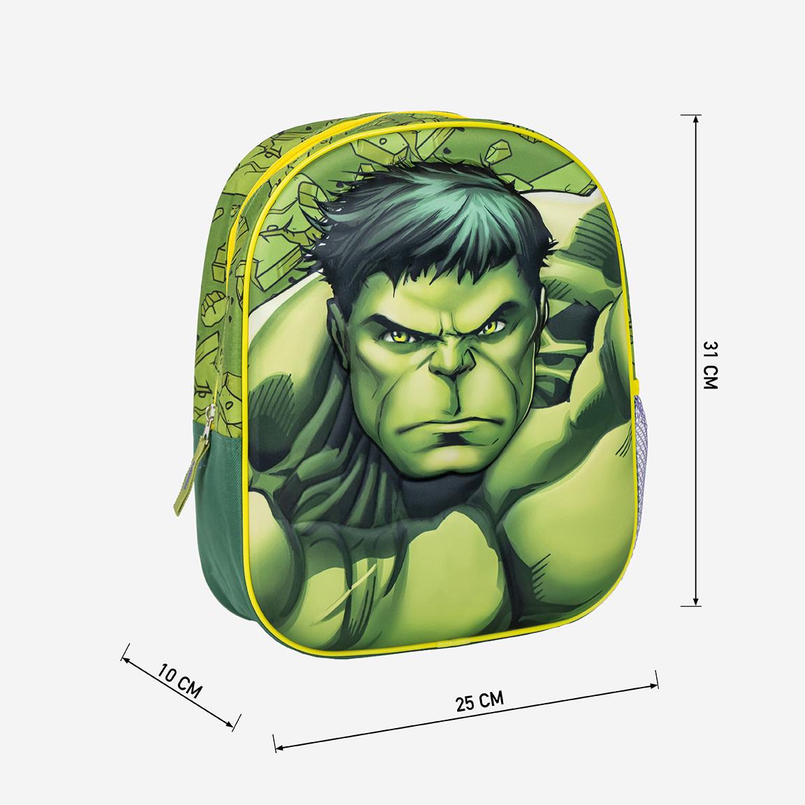 Mochila infantil 3d avengers hulk