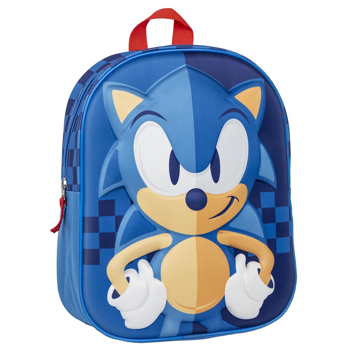 Mochila infantil 3d sonic