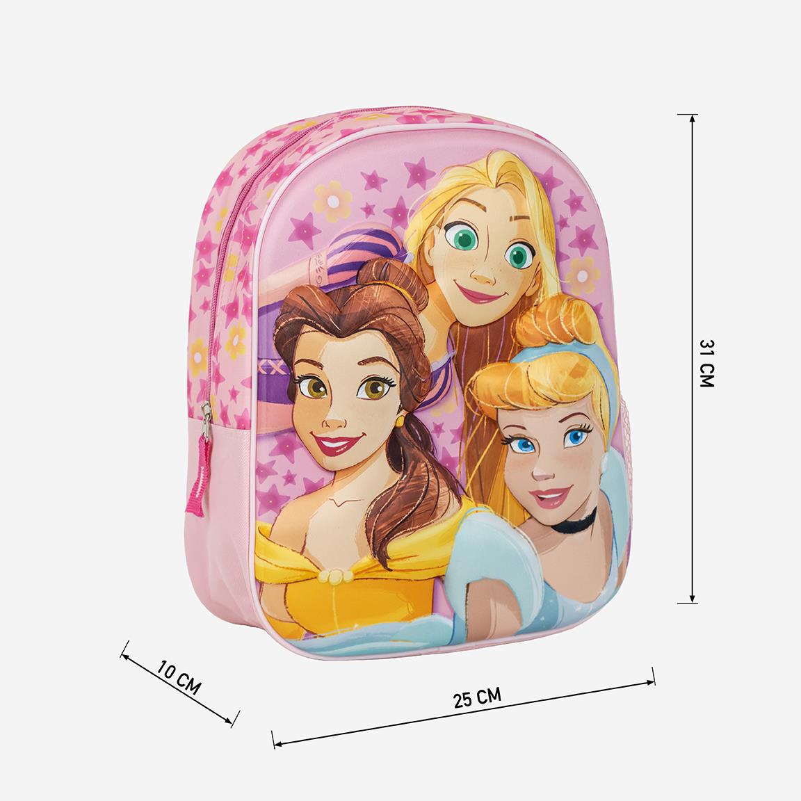 Mochila infantil 3d princess