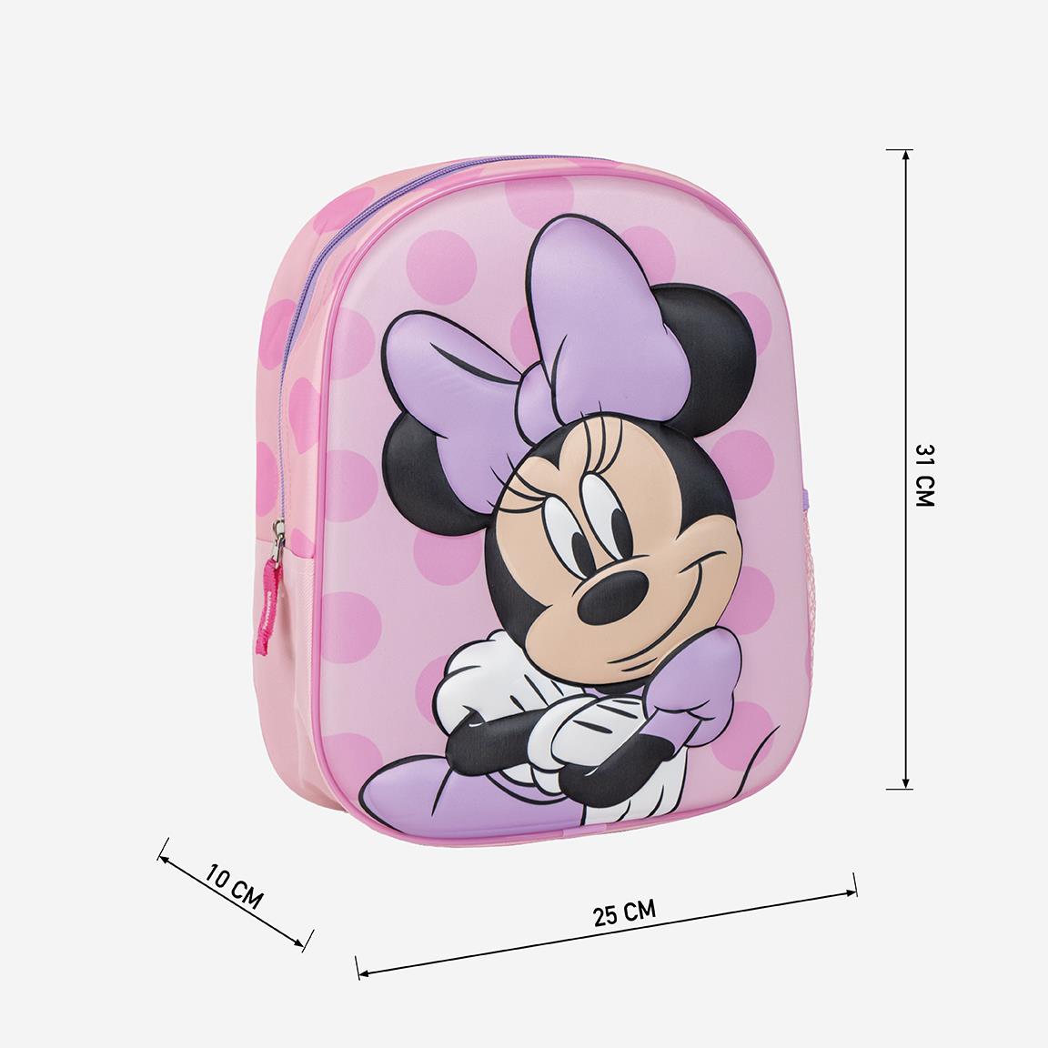 Mochila infantil 3d minnie