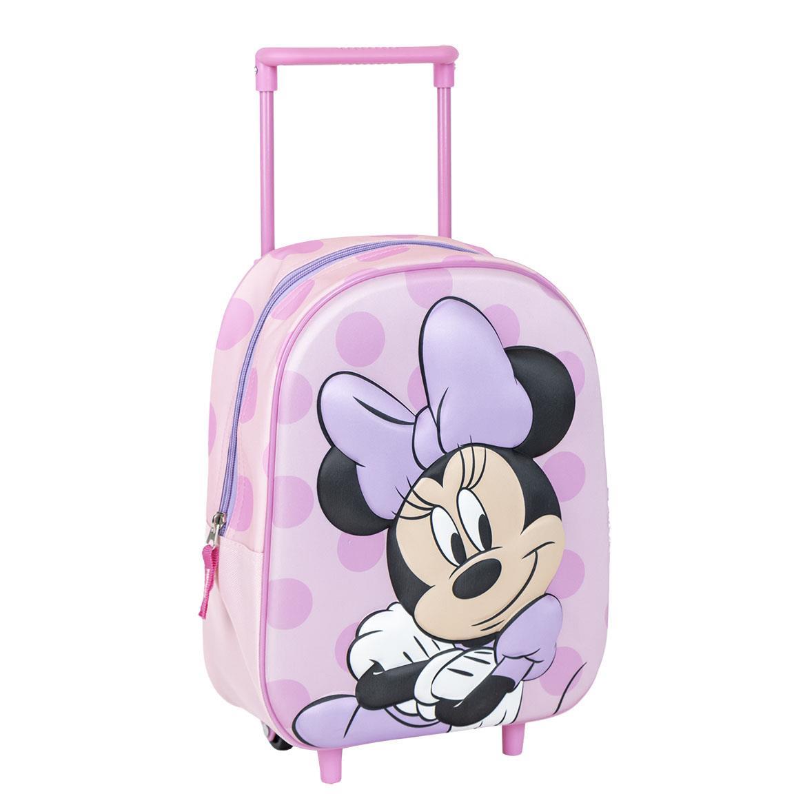 Mochila infantil trolley 3d minnie