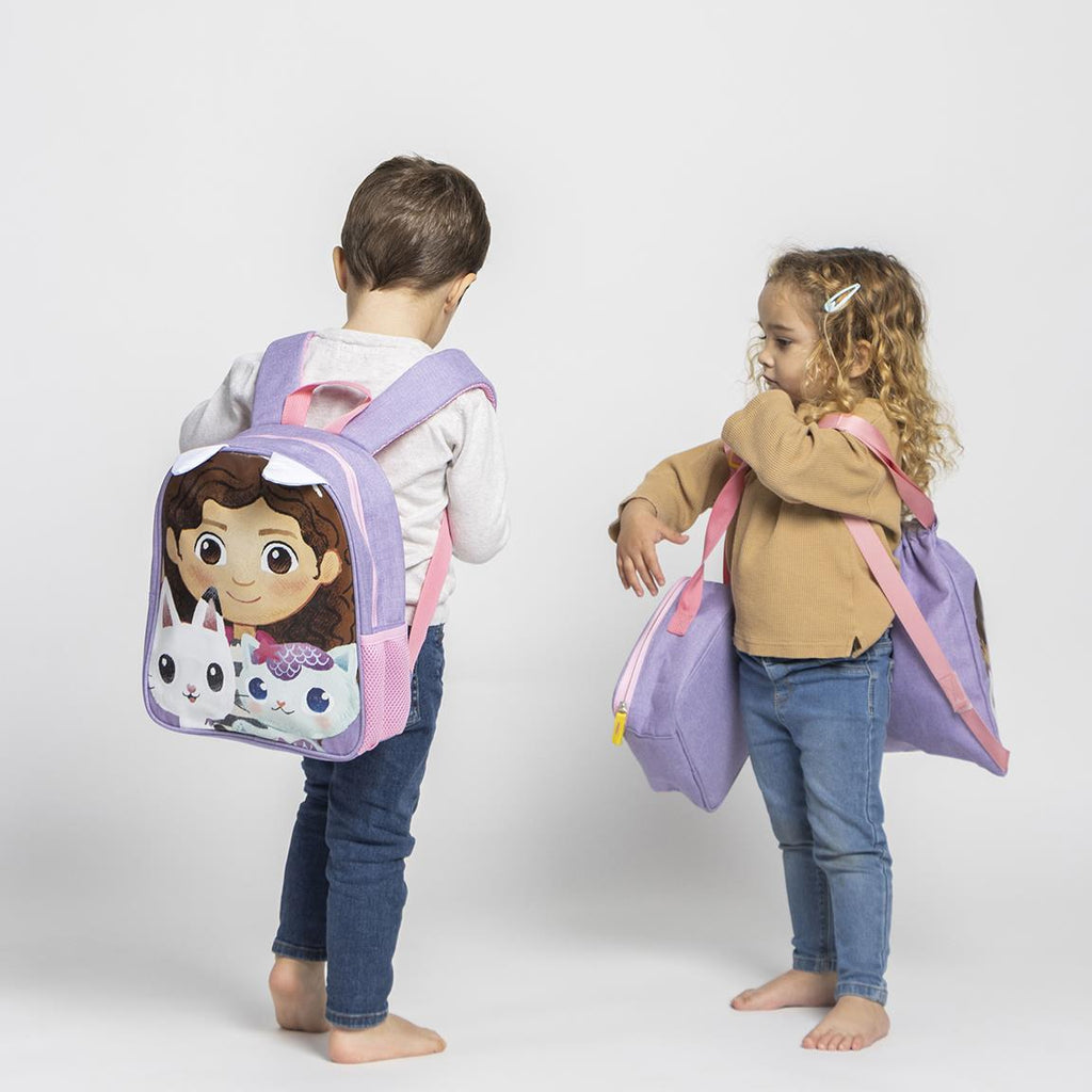 Mochila infantil escolar gabby´s dollhouse