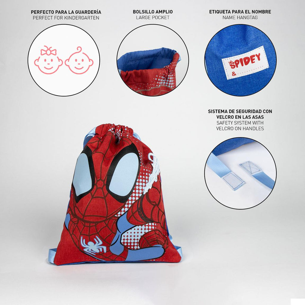 Saquito escolar spidey
