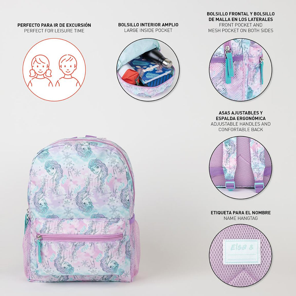 Mochila infantil tiempo libre estampado frozen