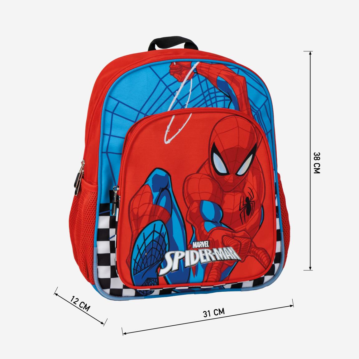 Mochila escolar mediana 38 cm spiderman