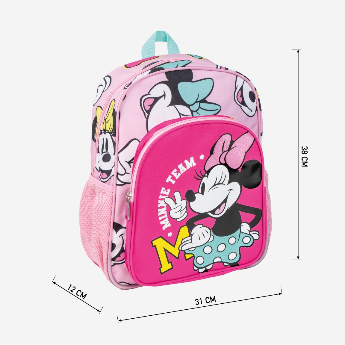Mochila escolar mediana 38 cm minnie