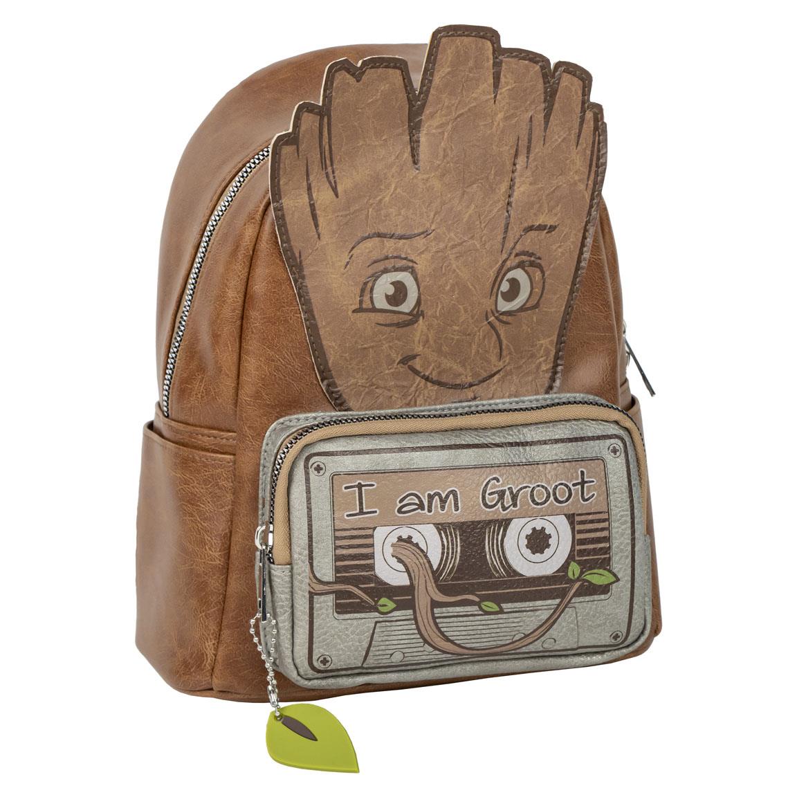 Mochila casual moda aplicaciones guardians of the galaxy groot