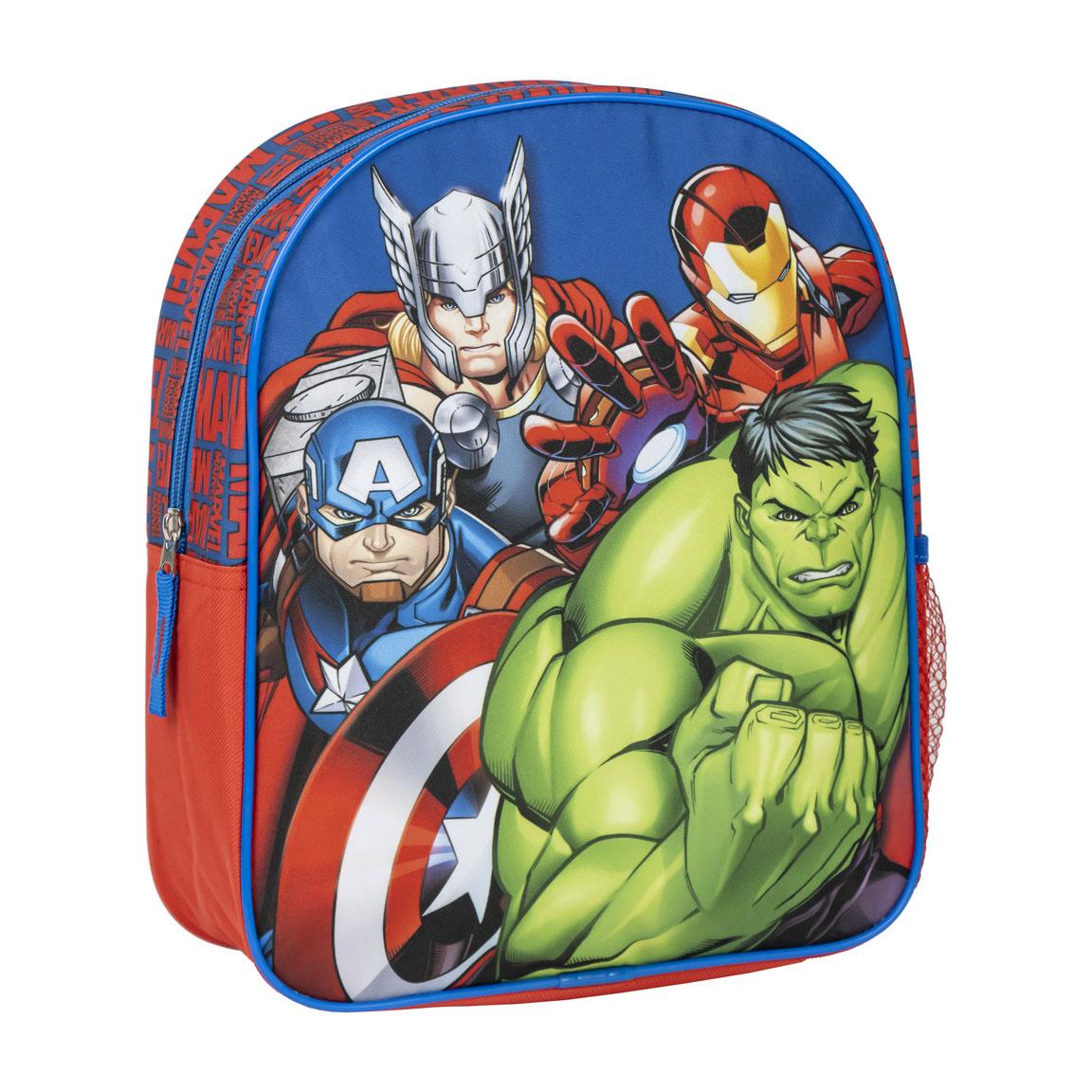 Mochila infantil escolar avengers