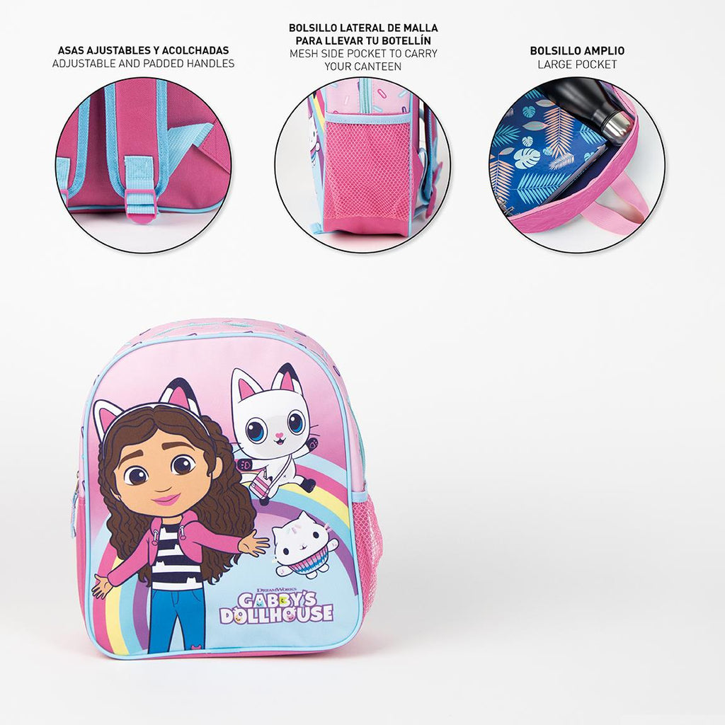 Mochila infantil escolar gabby´s dollhouse