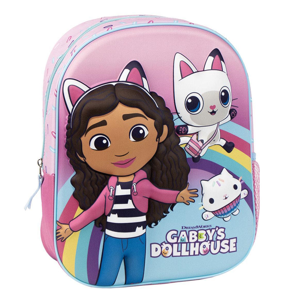 Mochila infantil 3d gabby´s dollhouse