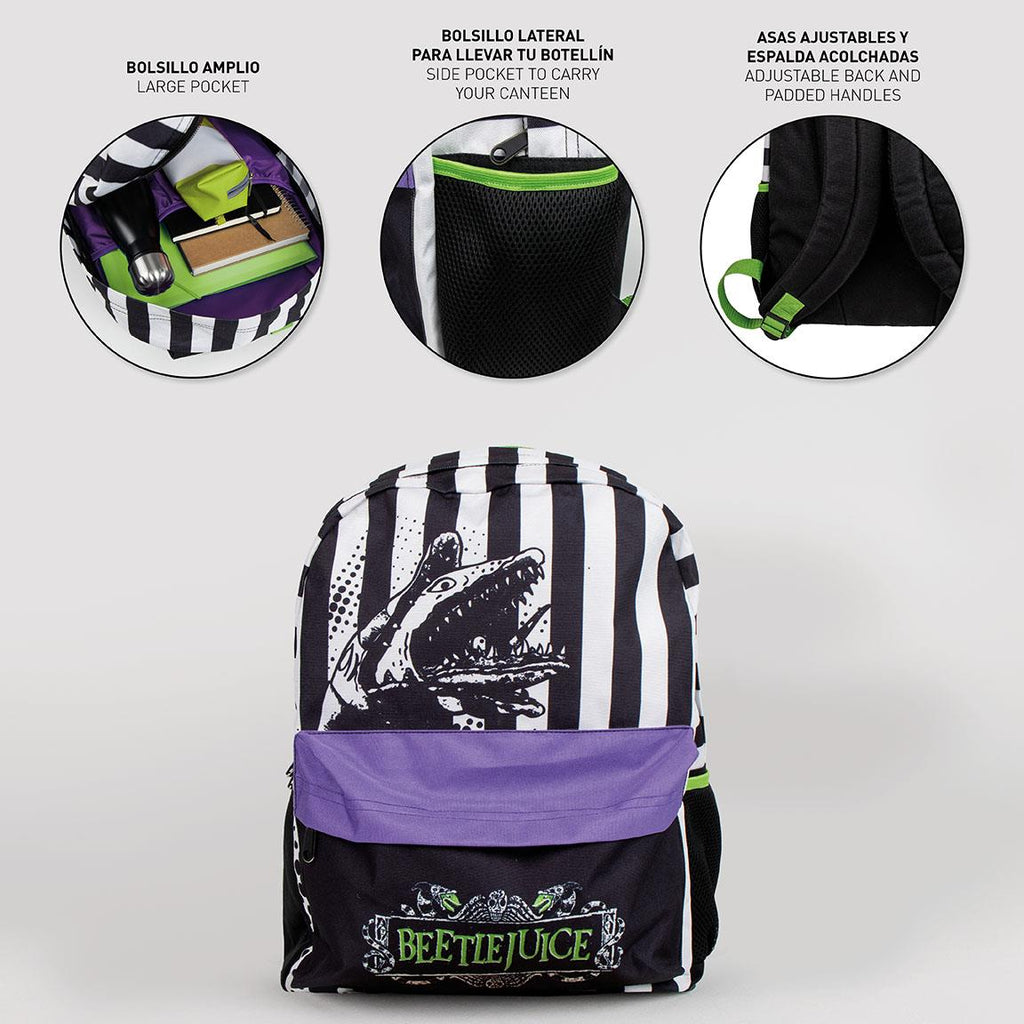 Mochila casual beetlejuice