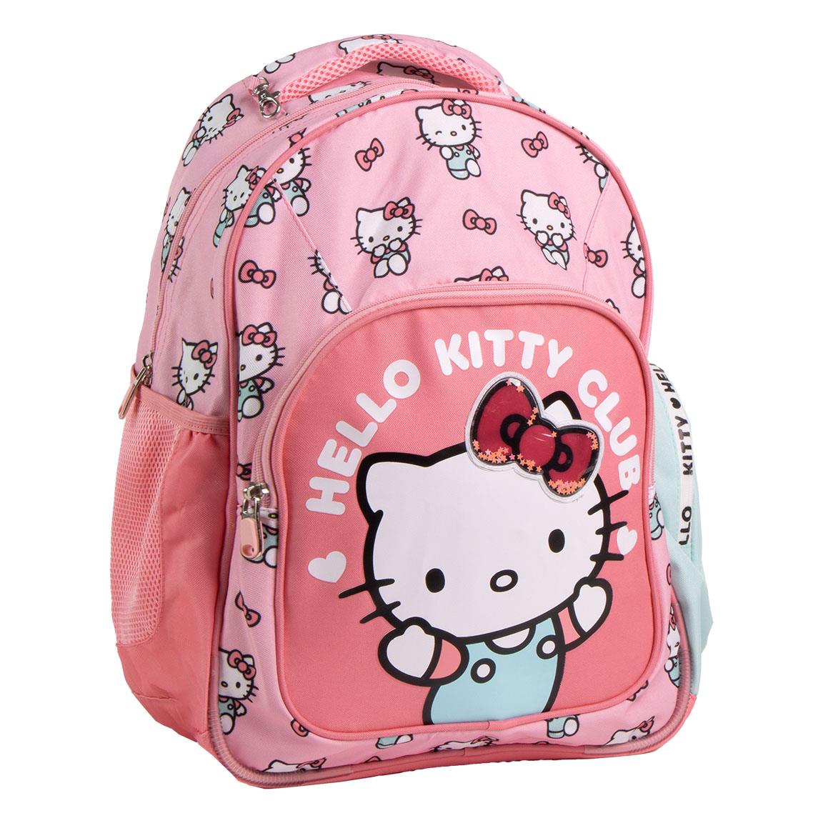 Mochila escolar mediana 42 cm hello kitty