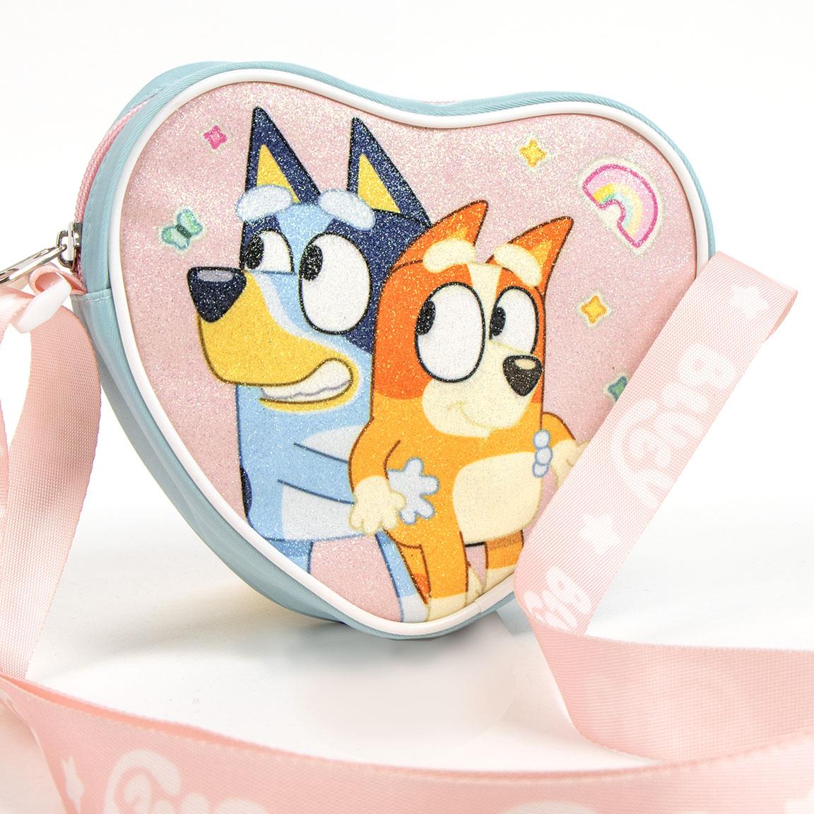 Bolso corazon bluey