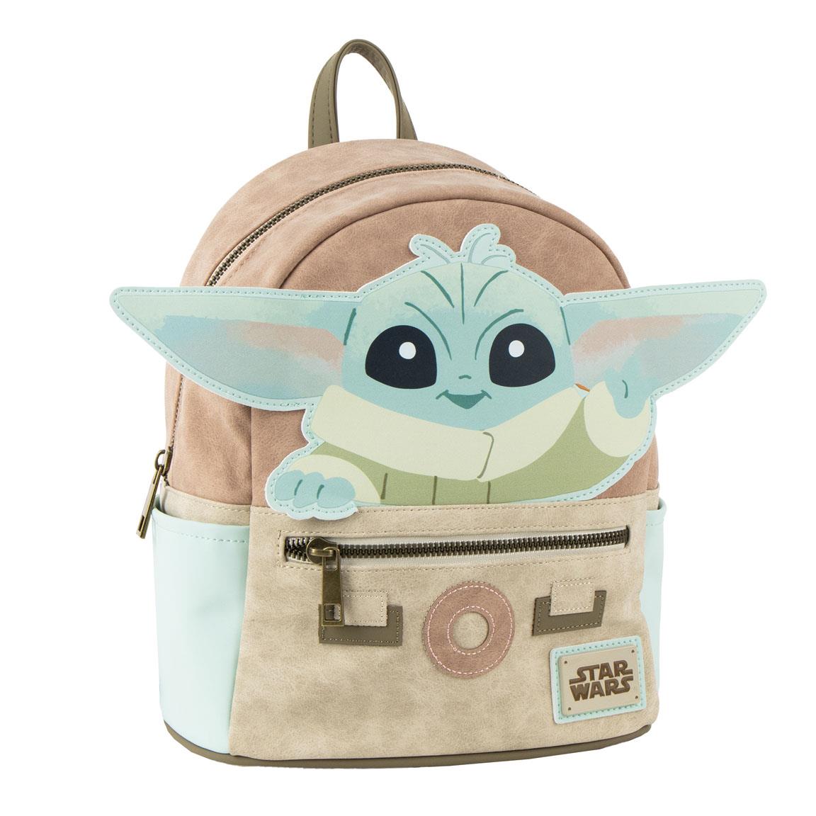 Mochila casual moda polipiel the mandalorian grogu