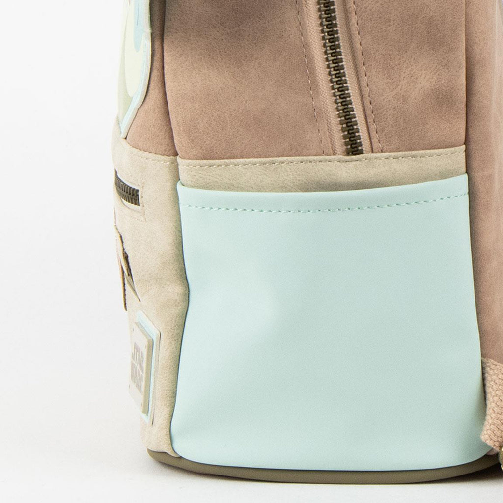 Mochila casual moda polipiel the mandalorian grogu