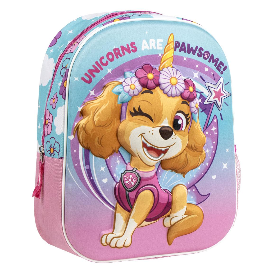 Mochila infantil 3d paw patrol skye