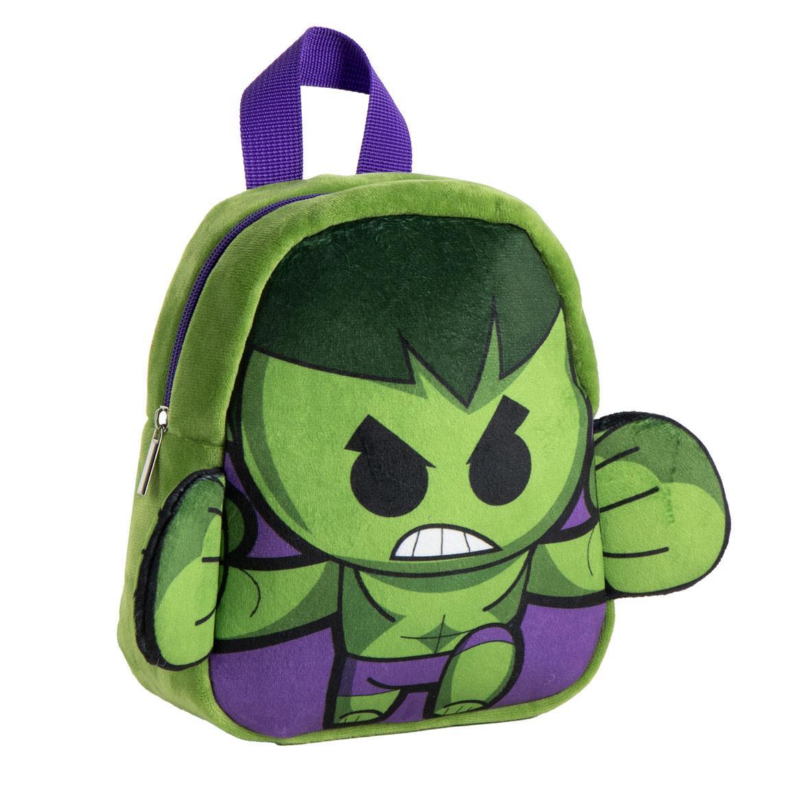 Mochila guarderia personaje peluche avengers hulk
