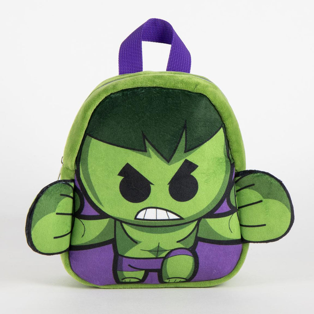 Mochila guarderia personaje peluche avengers hulk