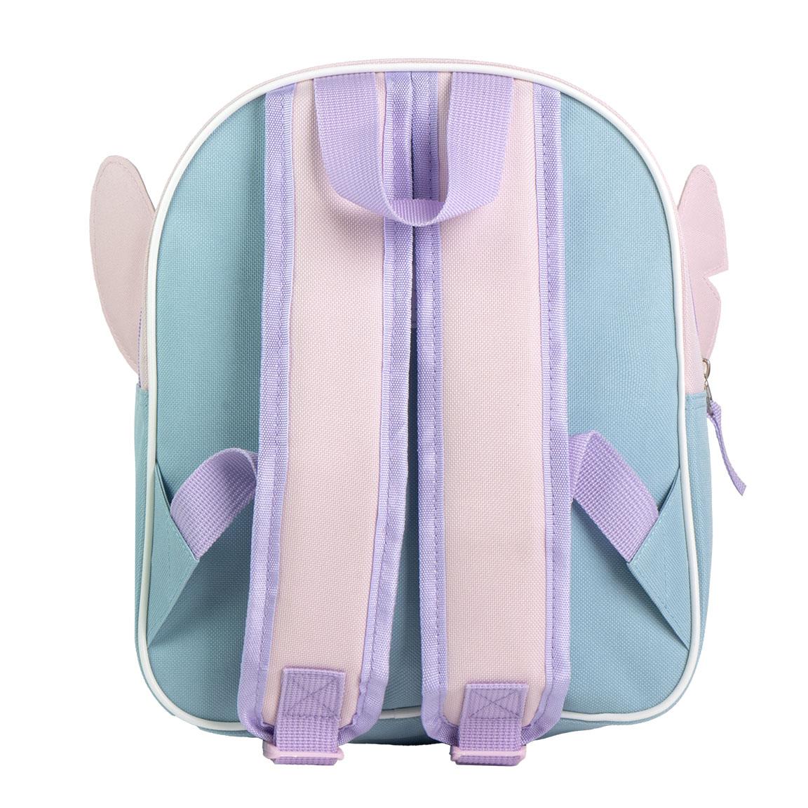 Mochila infantil 3d aplicaciones stitch