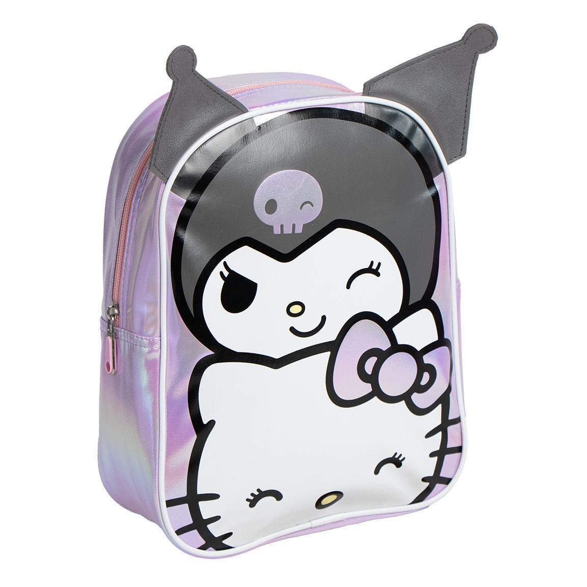 Mochila infantil personaje aplicaciones hello kitty kuromi