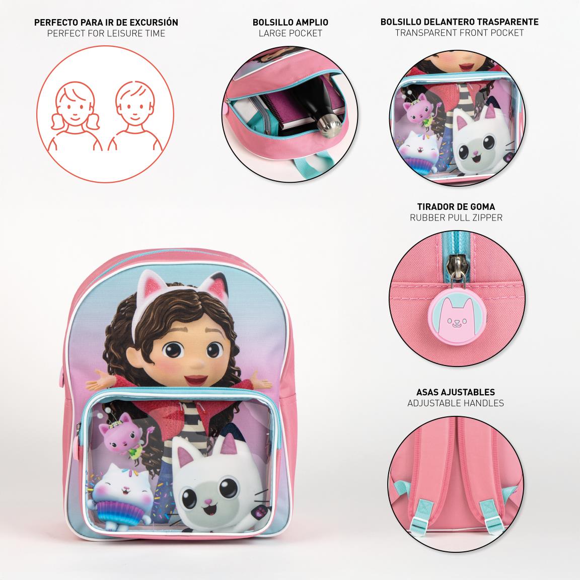 Mochila infantil gabby´s dollhouse
