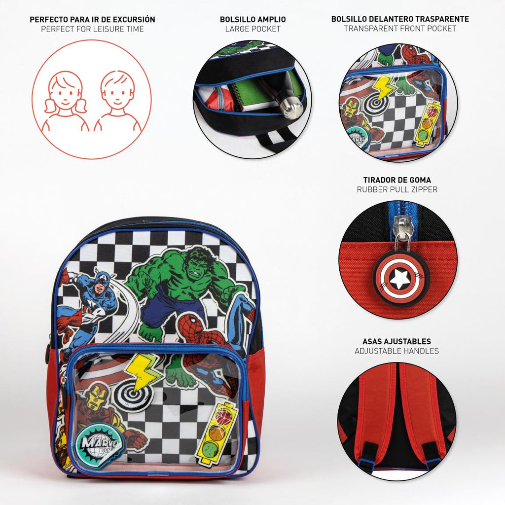 Mochila infantil avengers