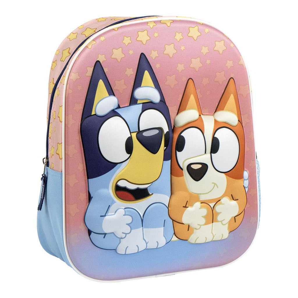 Mochila infantil 3d bluey